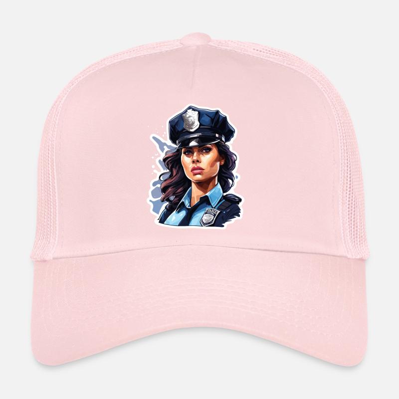 Police / Operations / Profession / Job / Emergency Forces Trucker Cap