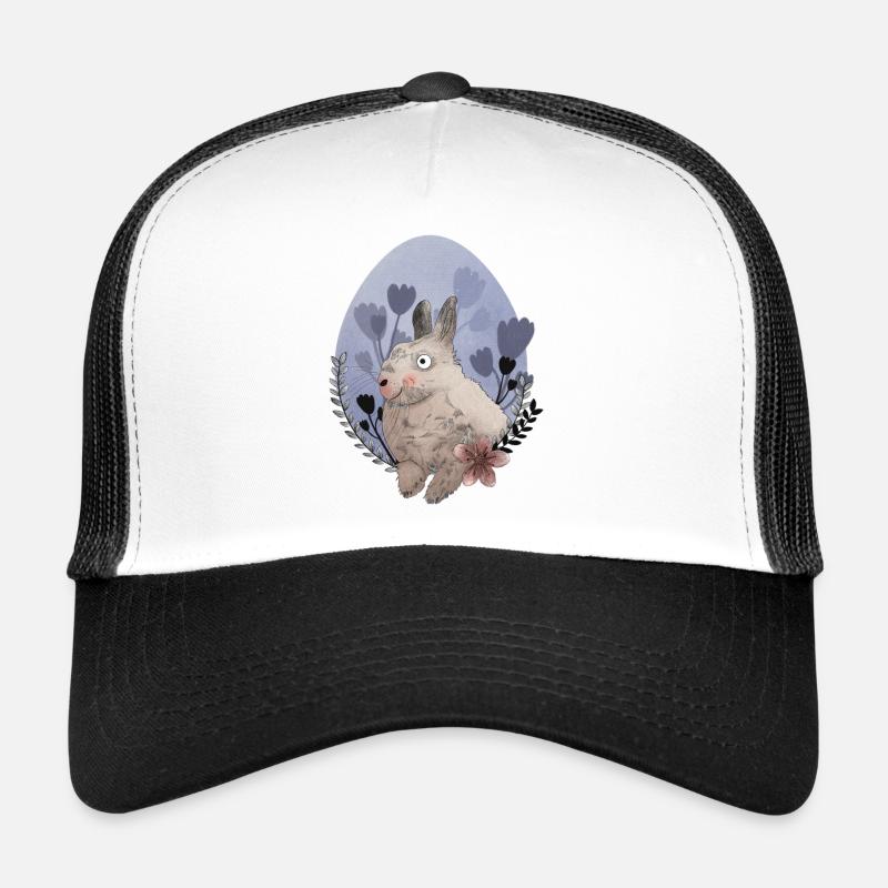 Easter Bunny Illustration Trucker Cap