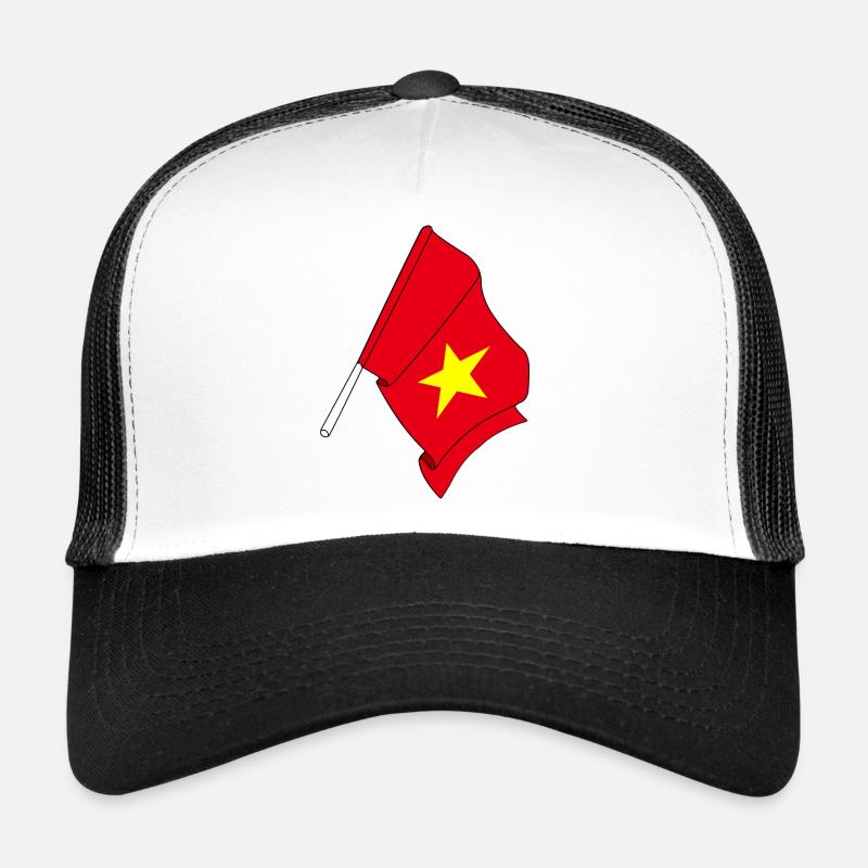 Drapeau du Vietnam Casquette trucker 
