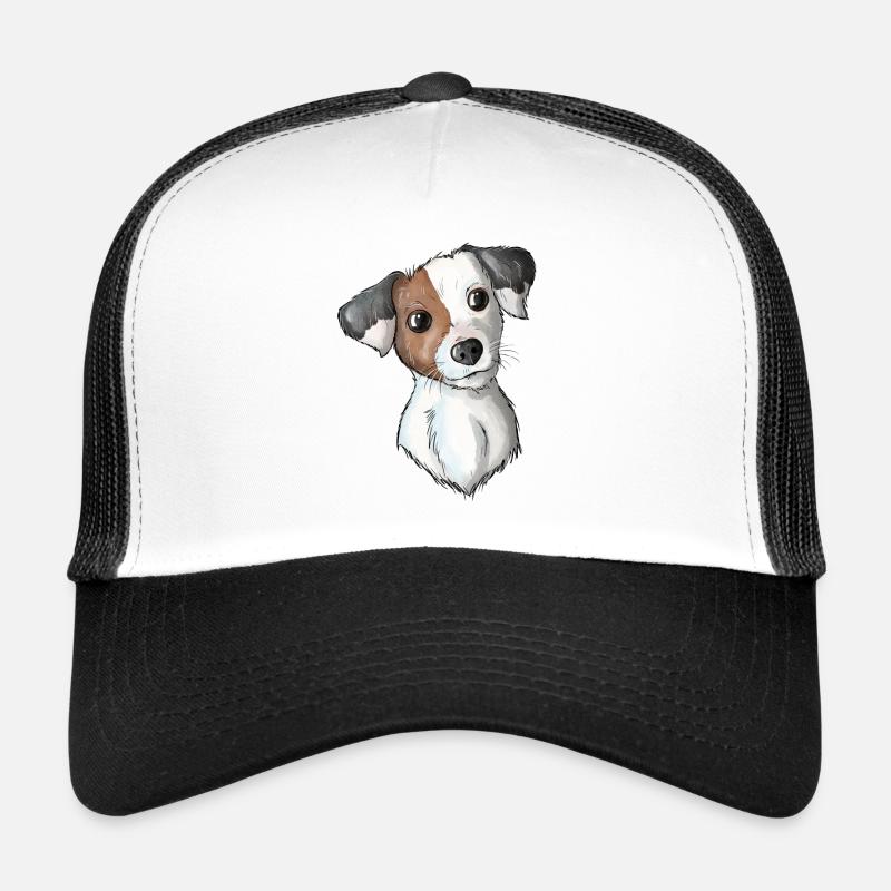 Jack Russell Pattern 8 Trucker Cap