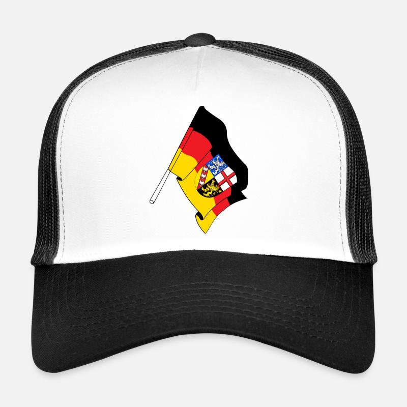 Drapeau de la Sarre Casquette trucker 