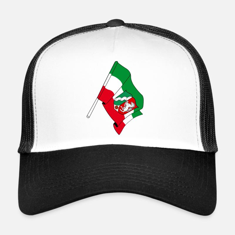 Drapeau Rhénanie-du-Nord-Westphalie Casquette trucker 