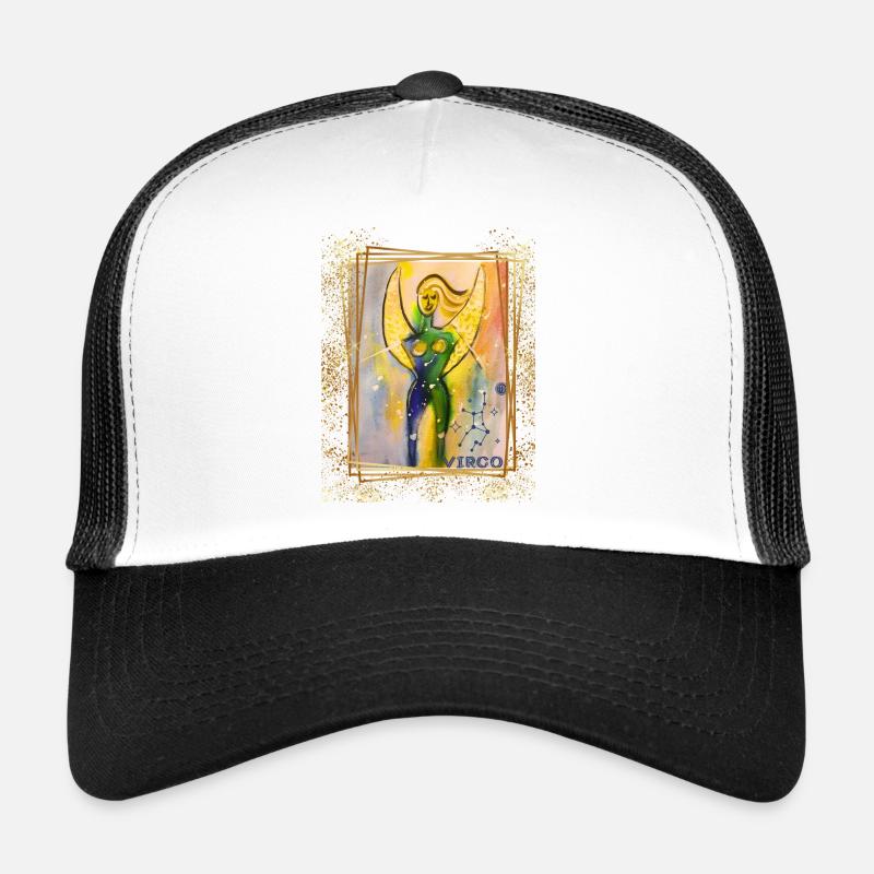 Déesse Vierge aux ailes mystiques Casquette trucker 