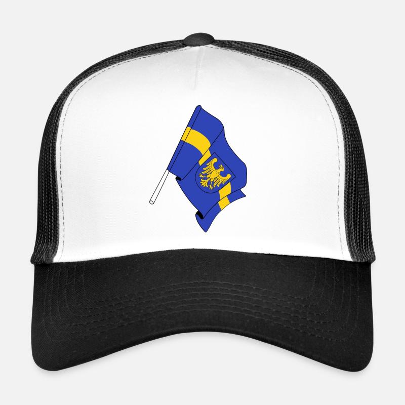 Flagge: Schlesien, Polen Trucker Cap