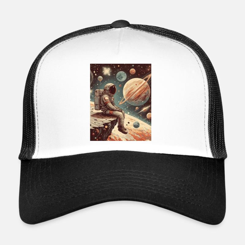 Un astronaute explorant l’infini, Casquette trucker 