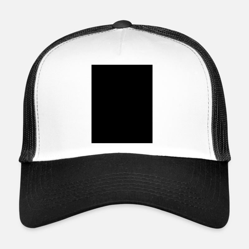 schwarz - Trucker Cap - Weiß/Schwarz