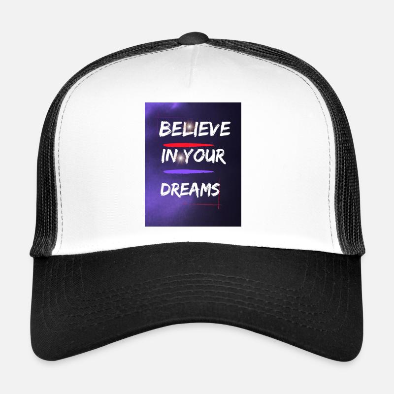 Croire - Casquette trucker - blanc/noir