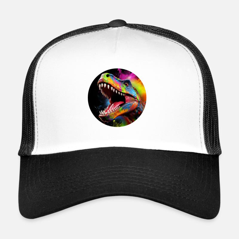 T Rex colorful2 Trucker Cap