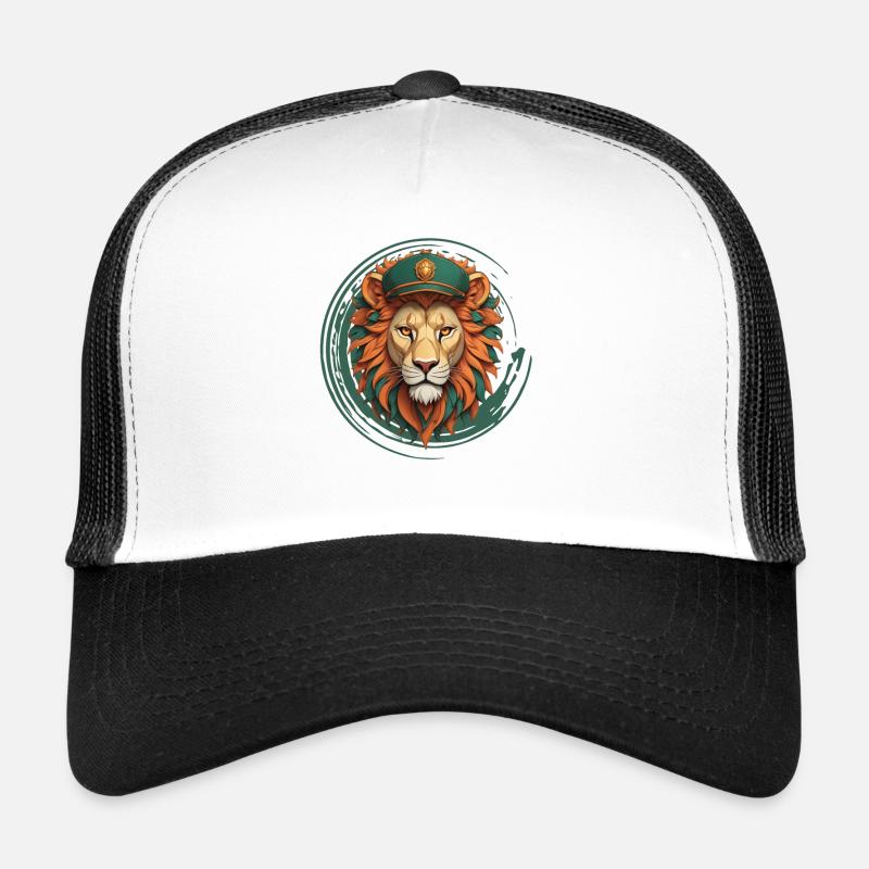 Rule the Jungle - Trucker Cap - Weiß/Schwarz
