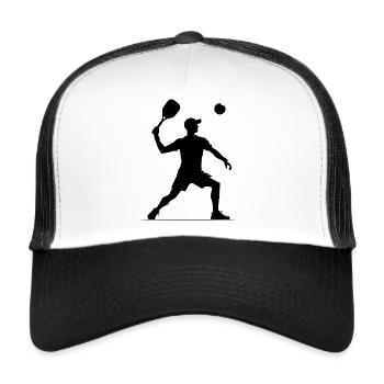 Women's Racquetball Games Men's Racquetball - Trucker Cap - white/black - Front