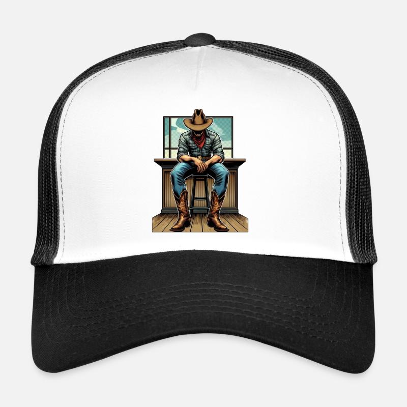 Cowboy et sheriff Casquette trucker 