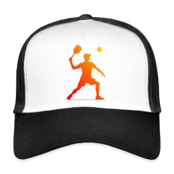 Racquetball Games Men's Racquetball Pickleballsp - Trucker Cap - white/black - Front