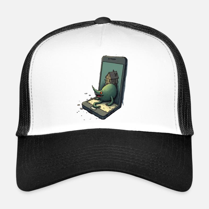 green Monster in iPhone Trucker Cap