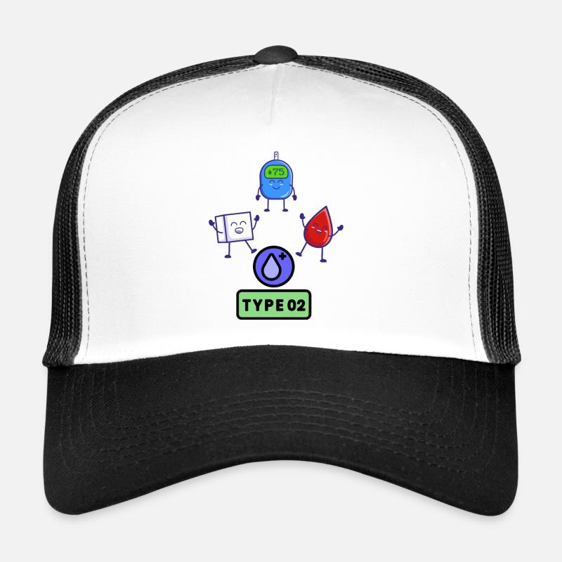 Type 2 Diabetes Awareness Trucker Cap