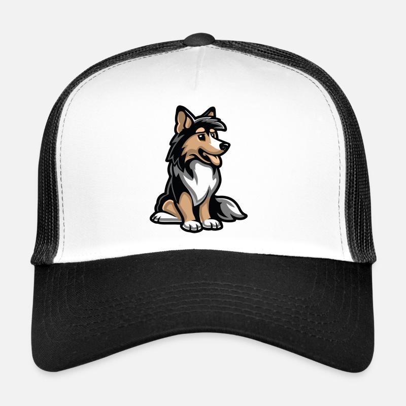 dog comic Trucker Cap