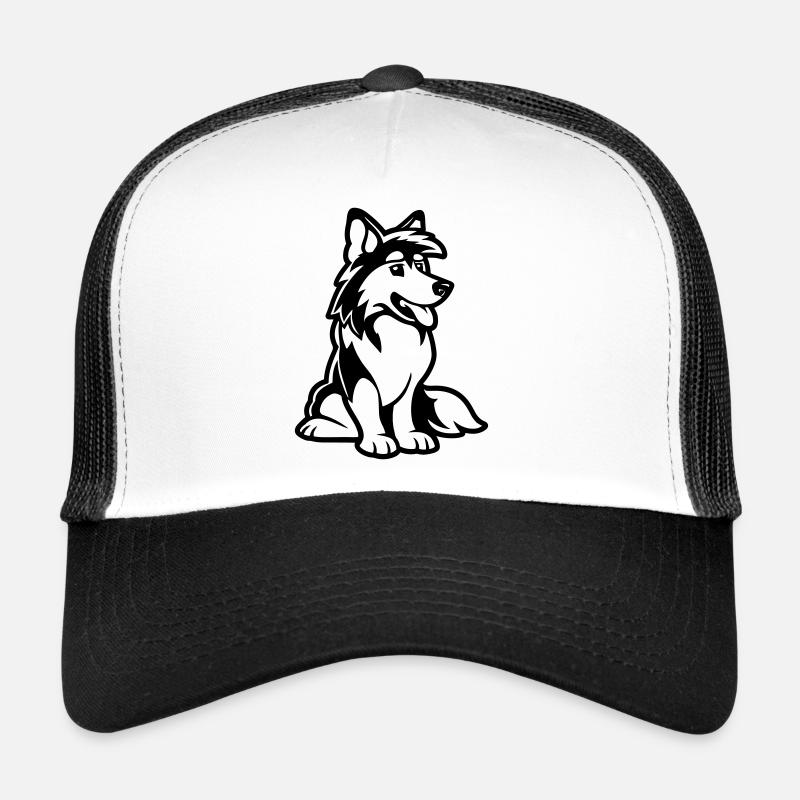 dog comic Trucker Cap