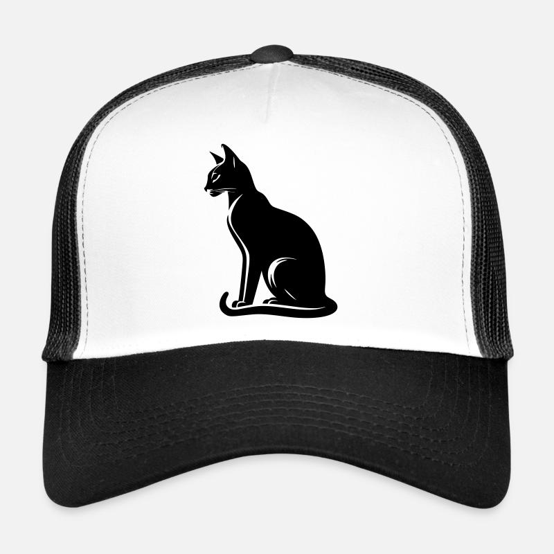 Chat abyssin Casquette trucker 
