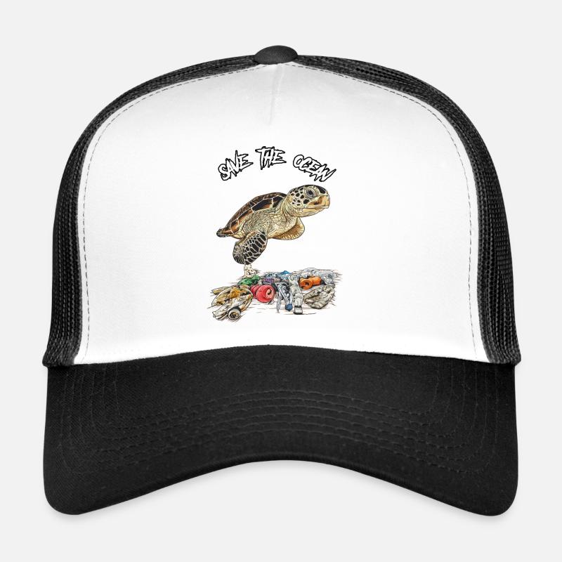 Save the ocean // Pollution Trucker Cap