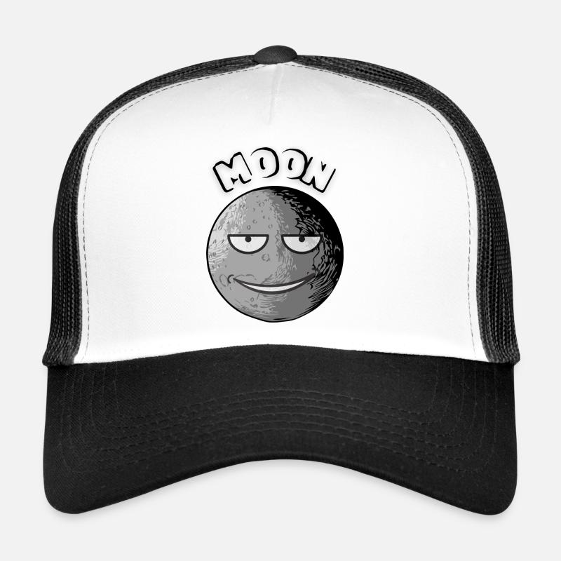 Moon, Moon - Trucker Cap - white/black