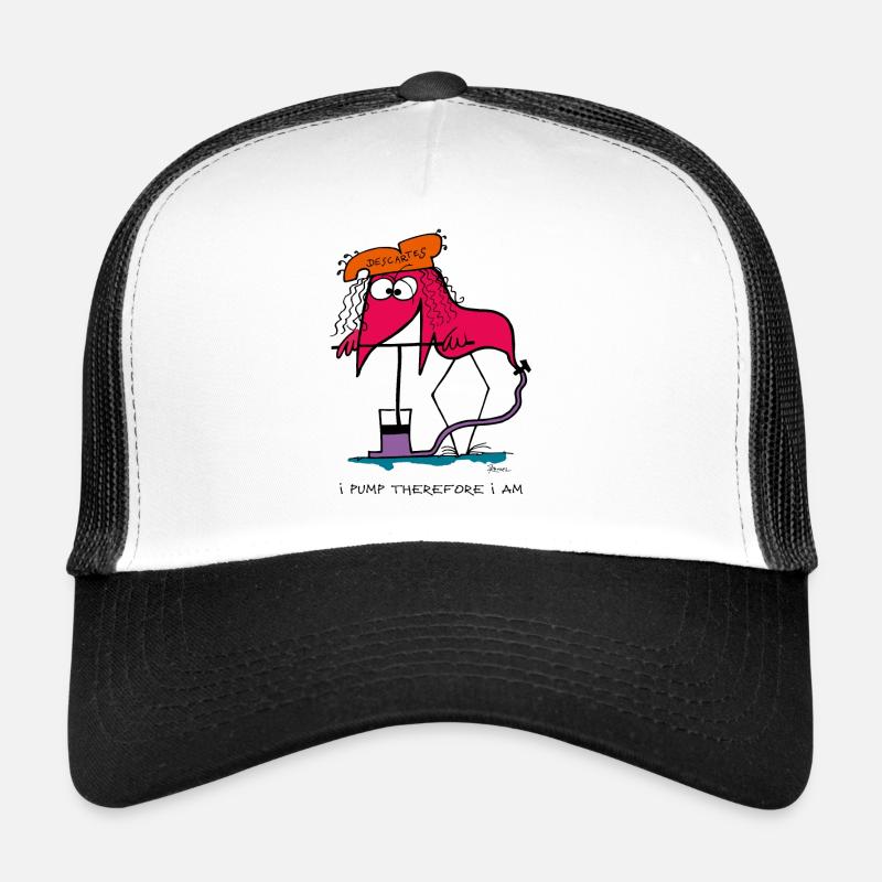Ich pumpe, also bin ich! (Englische Fassung) Trucker Cap