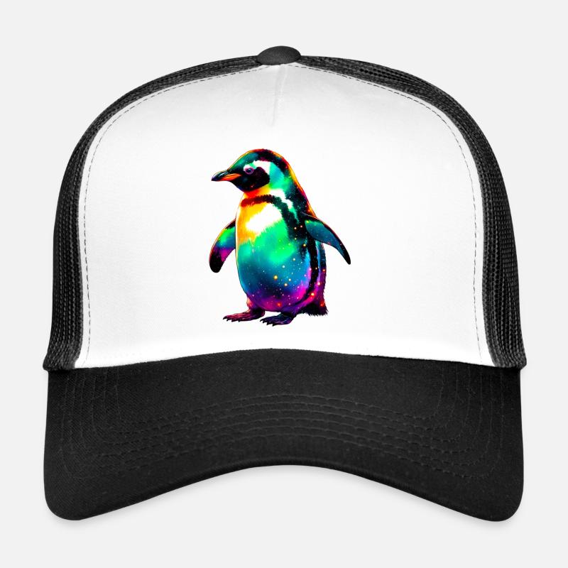 Pinguin - Trucker Cap - Weiß/Schwarz