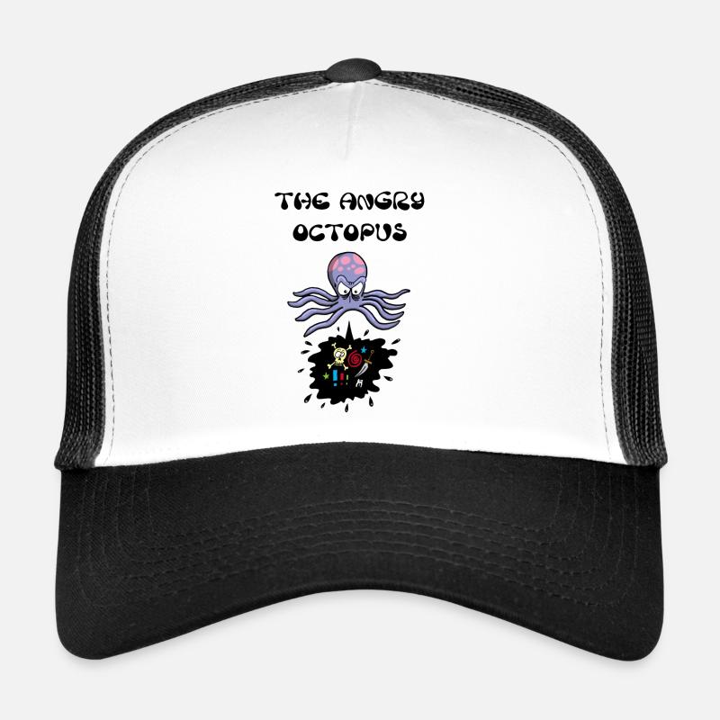 La pieuvre en colère Casquette trucker 
