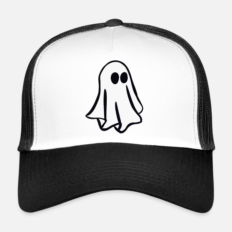 fantome - Casquette trucker - blanc/noir