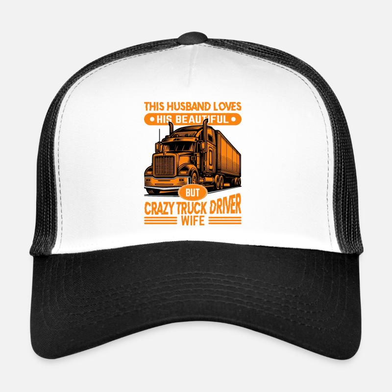 Verrückter Trucker und leidenschaftliche Ehefrau Trucker Cap