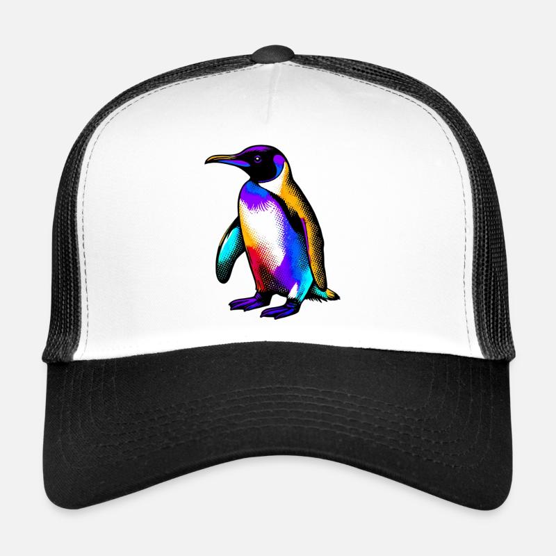 Pinguin - Trucker Cap - Weiß/Schwarz