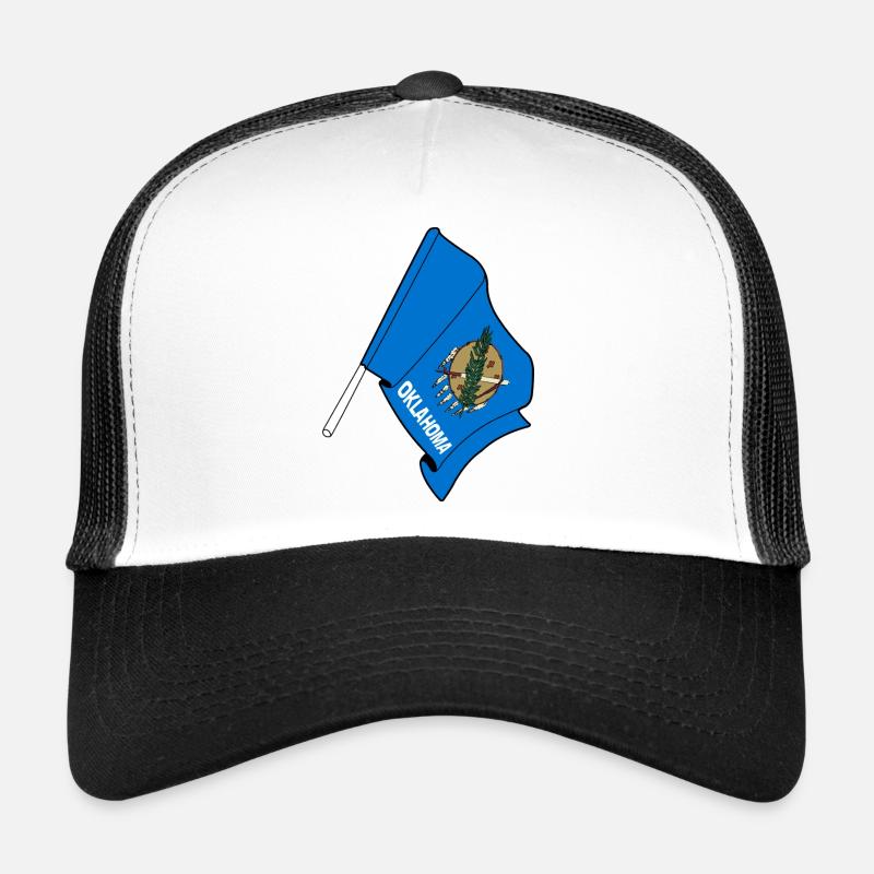 Drapeau de l’Oklahoma Casquette trucker 