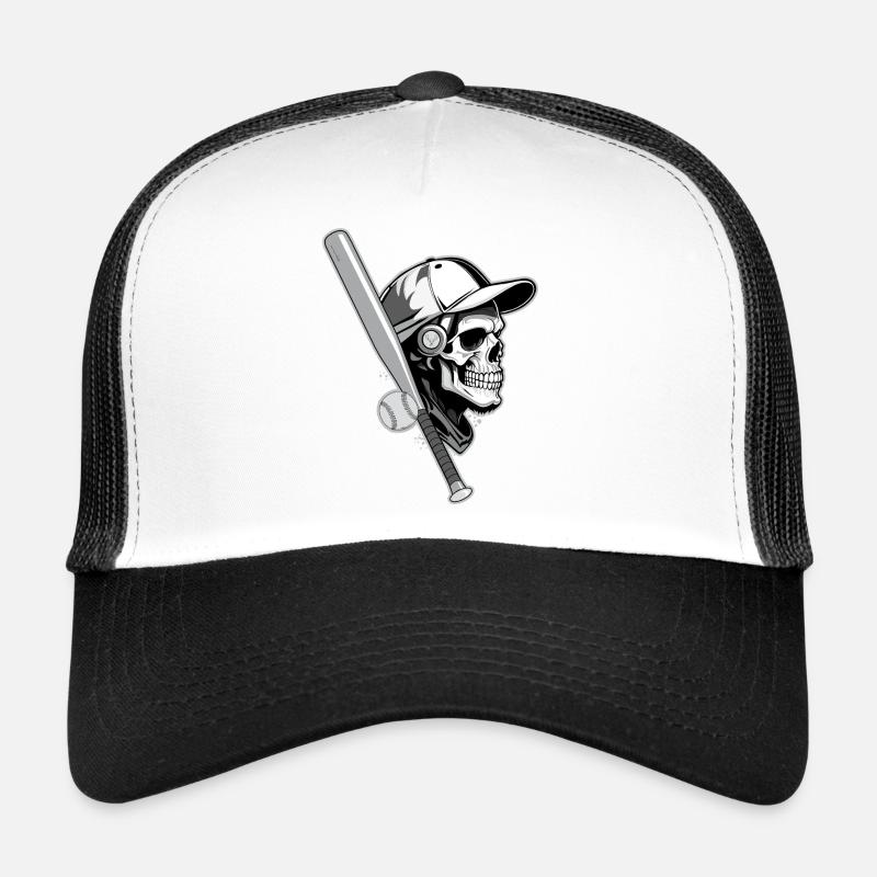 CRÂNE DE BASEBALL Casquette trucker 