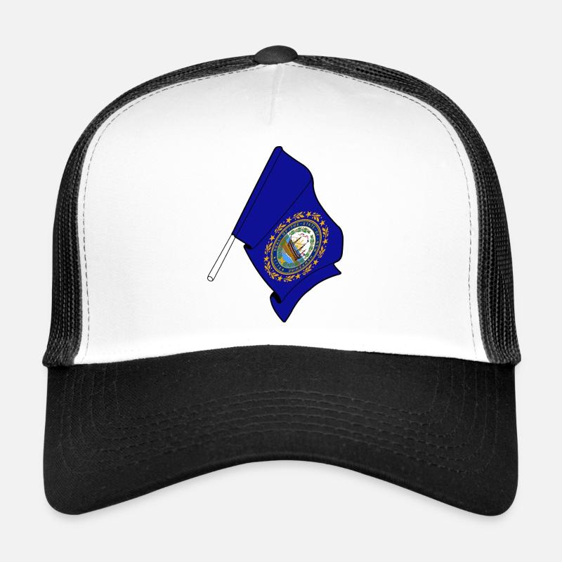 Drapeau du New Hampshire Casquette trucker 