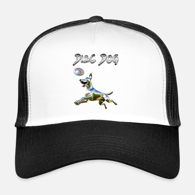 DISQUE CHIEN Chrome Casquette trucker 