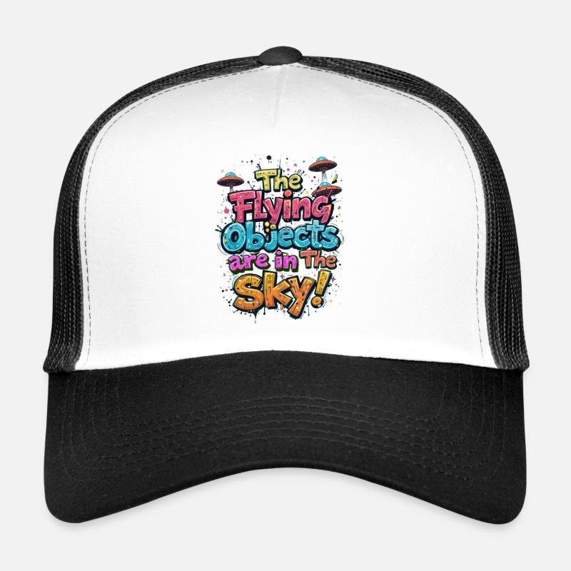 Objets volants dans le ciel Casquette trucker 