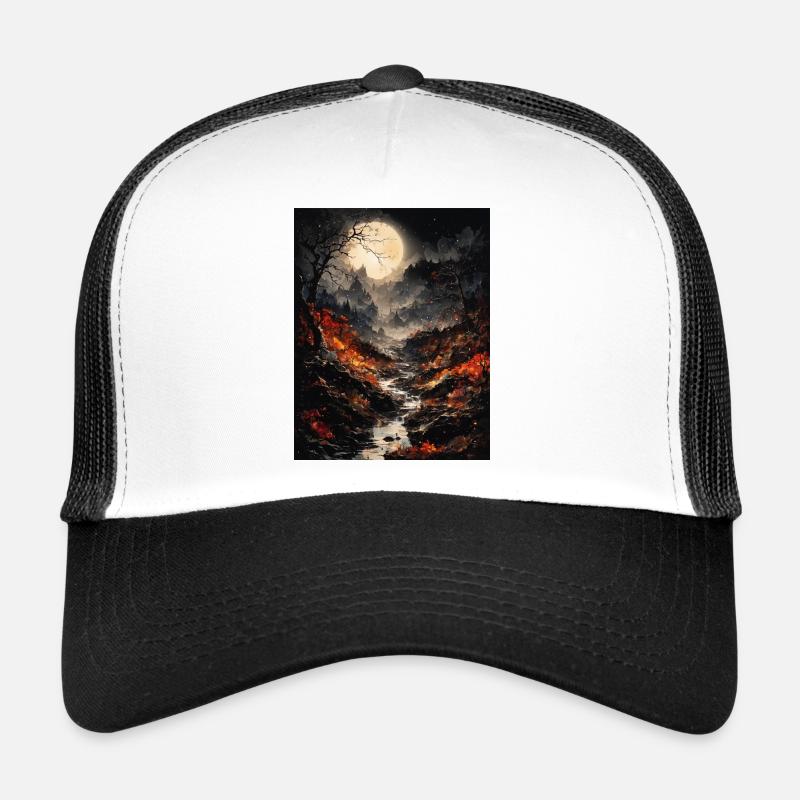 Magische Mondlandschaft Trucker Cap