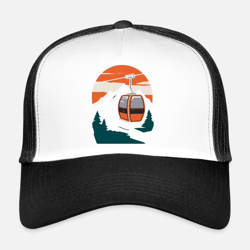 Sessellift - Trucker Cap - Weiß/Schwarz