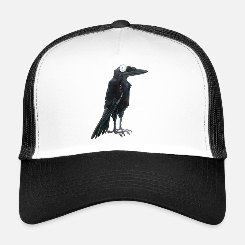 Raven Crow 1 - Trucker Cap - white/black