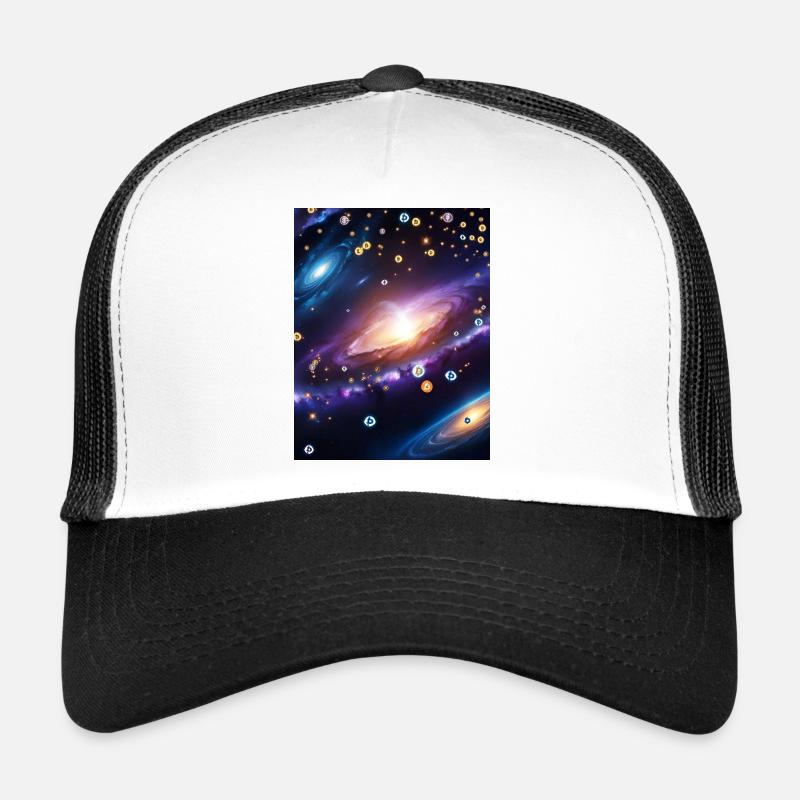 JensJensen - Trucker Cap - Weiß/Schwarz