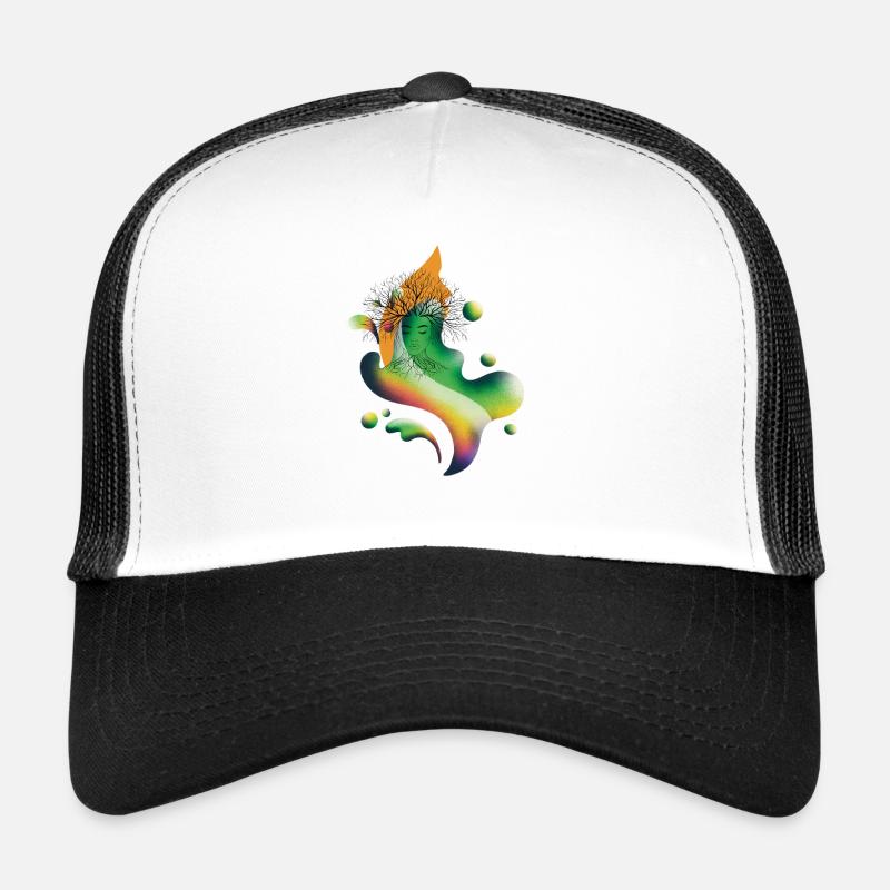 Baumgeist Regenbogenblüte Trucker Cap