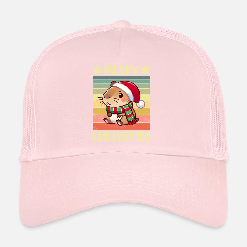 Noël de Capybara Casquette trucker 