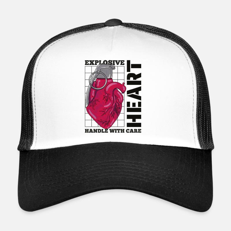 Cœur explosant Casquette trucker 