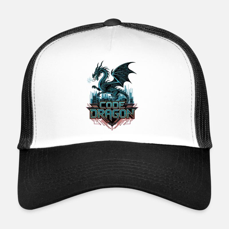 Code Dragon – Cyber-Beast der digitalen Welt Trucker Cap
