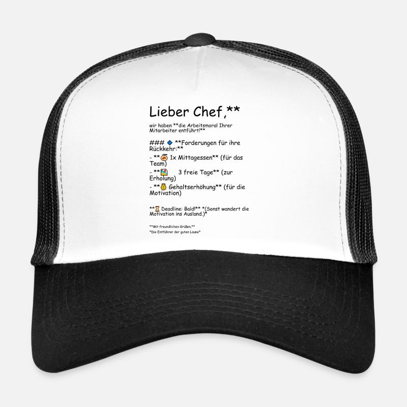 Work ethic Trucker Cap