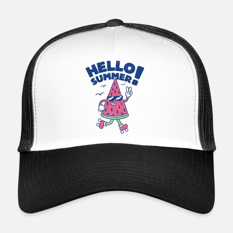 Hello Summer - Watermelon Trucker Cap