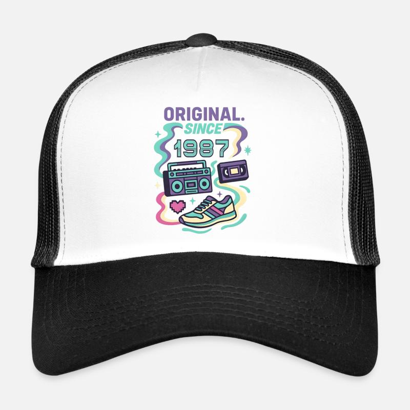 Original depuis 1987 - Année de naissance 1987 Casquette trucker 
