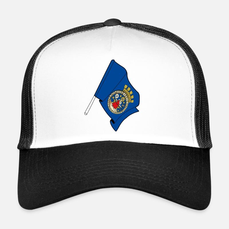 Drapeau de la province d’Oslo Casquette trucker 