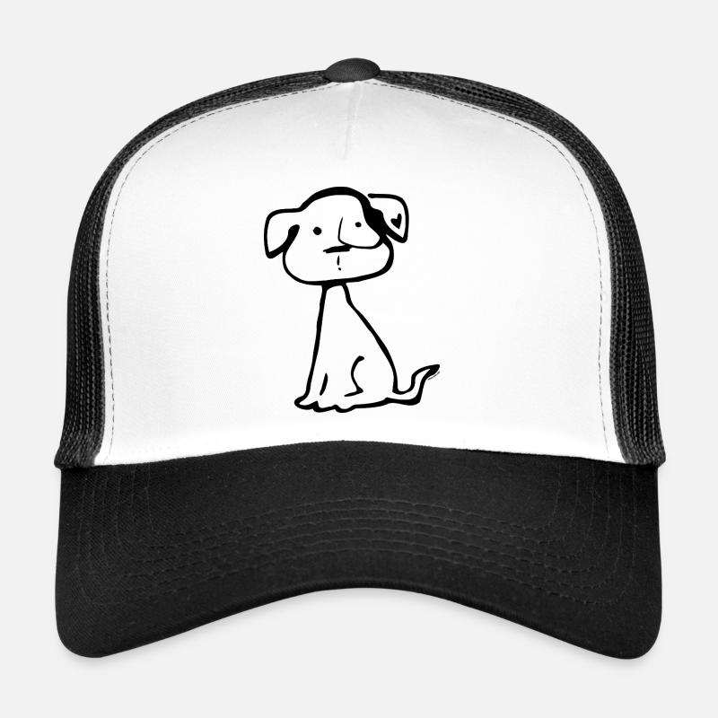 Chien Casquette trucker 