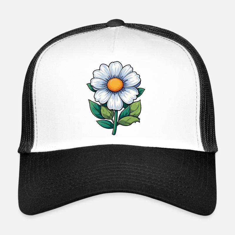Petite fleur blanche Casquette trucker 