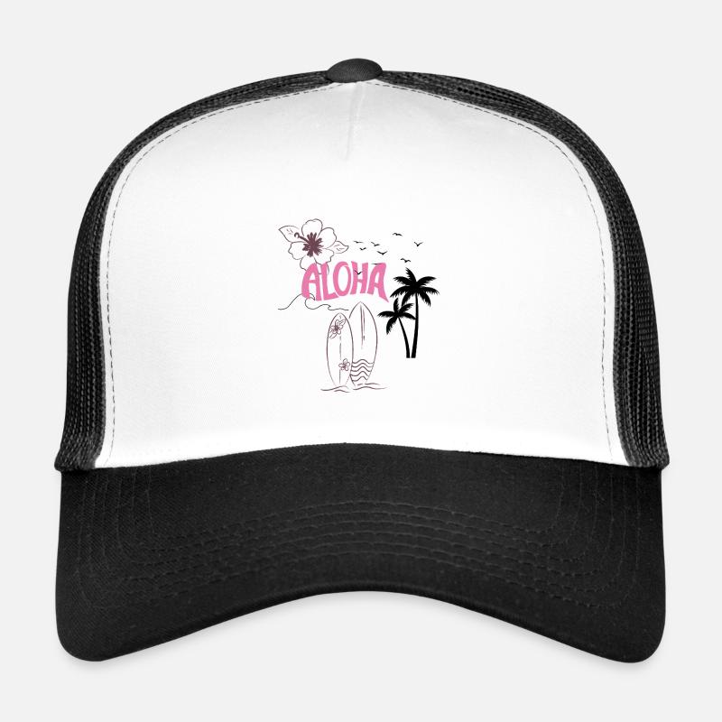 Aloha Surf Strand Design Trucker Cap