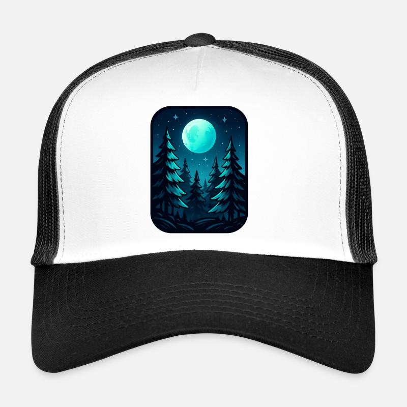 Mondschein-Kiefern Trucker Cap